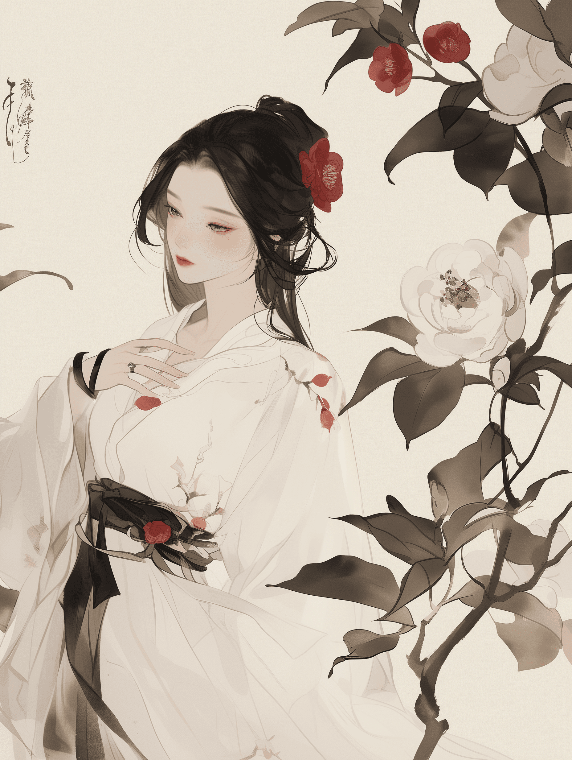 11月 山茶花神
